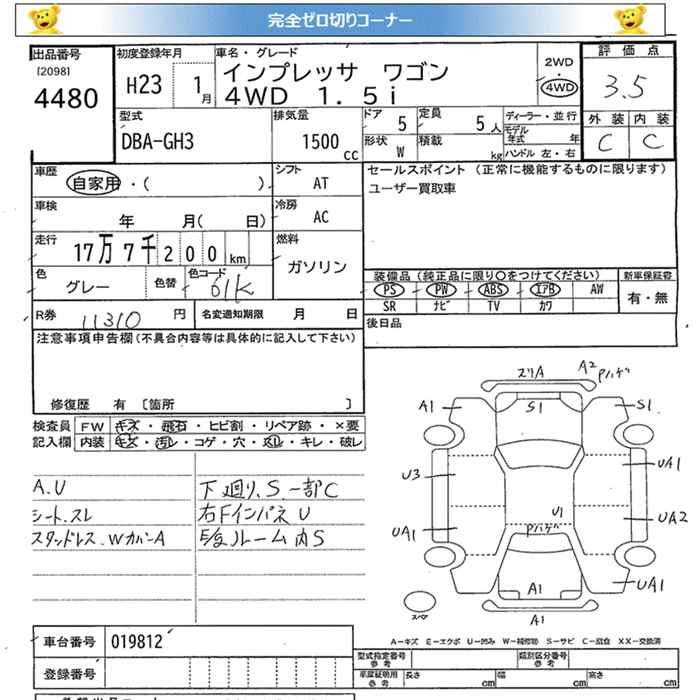 SUBARU IMPREZA