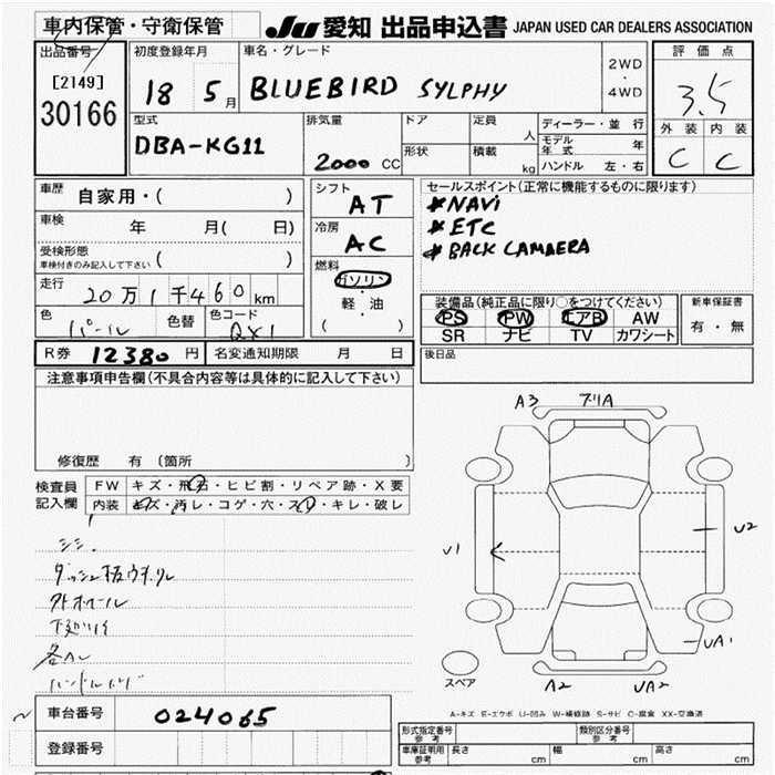 NISSAN BLUEBIRD SYLPHY