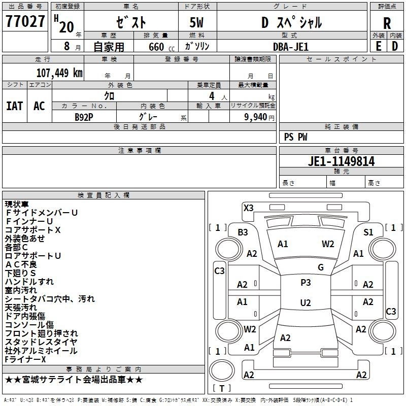 HONDA ZEST