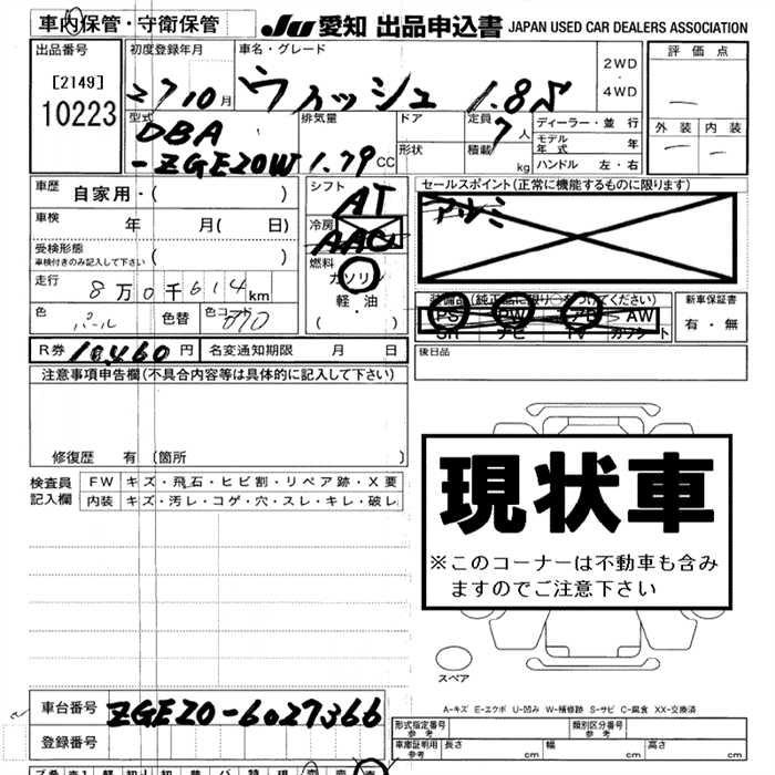 TOYOTA WISH
