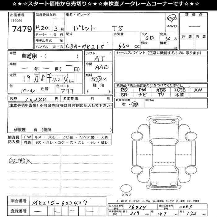 SUZUKI PALETTE
