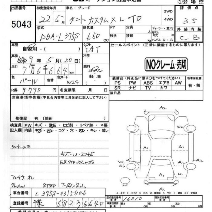 DAIHATSU TANTO
