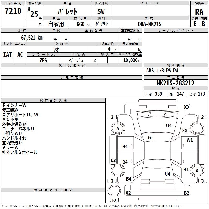 SUZUKI PALETTE