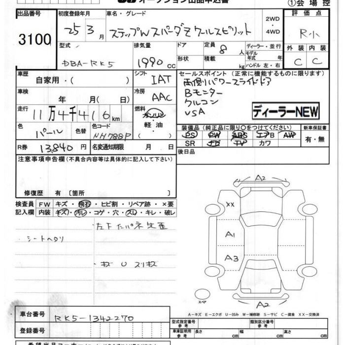 HONDA STEPWGN