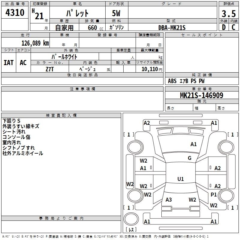 SUZUKI PALETTE