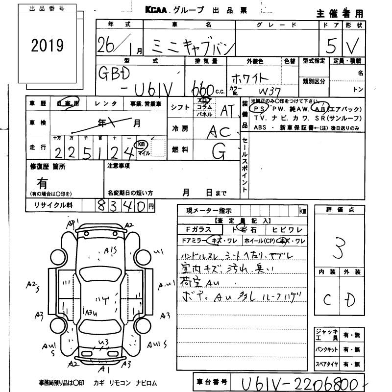 MITSUBISHI MINICAB