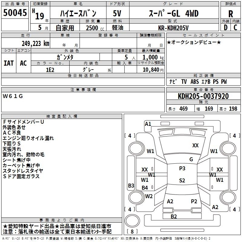 TOYOTA REGIUS ACE