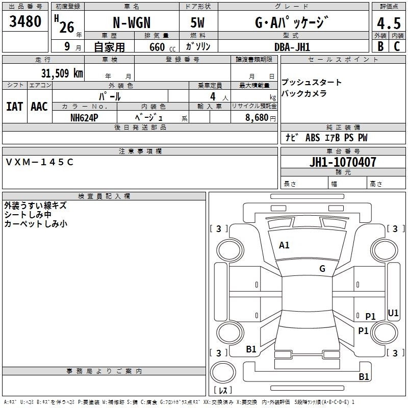 HONDA N-WGN