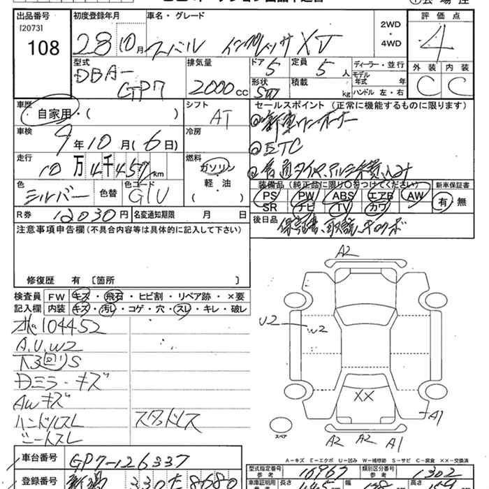 SUBARU XV