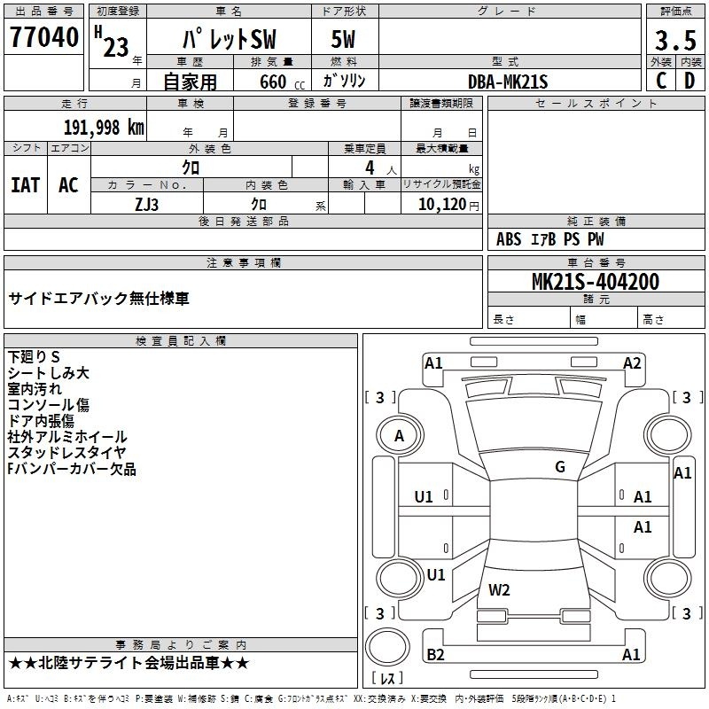 SUZUKI PALETTE