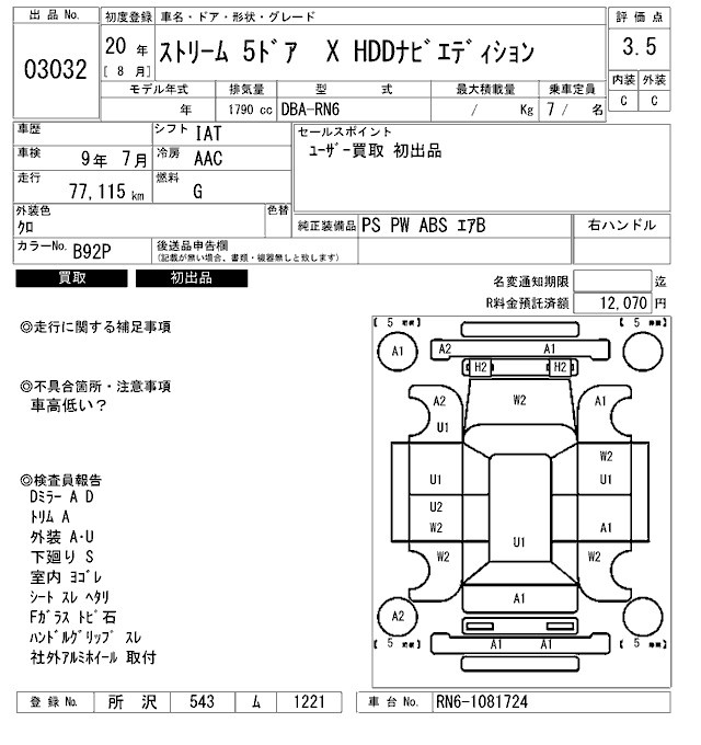 HONDA STREAM