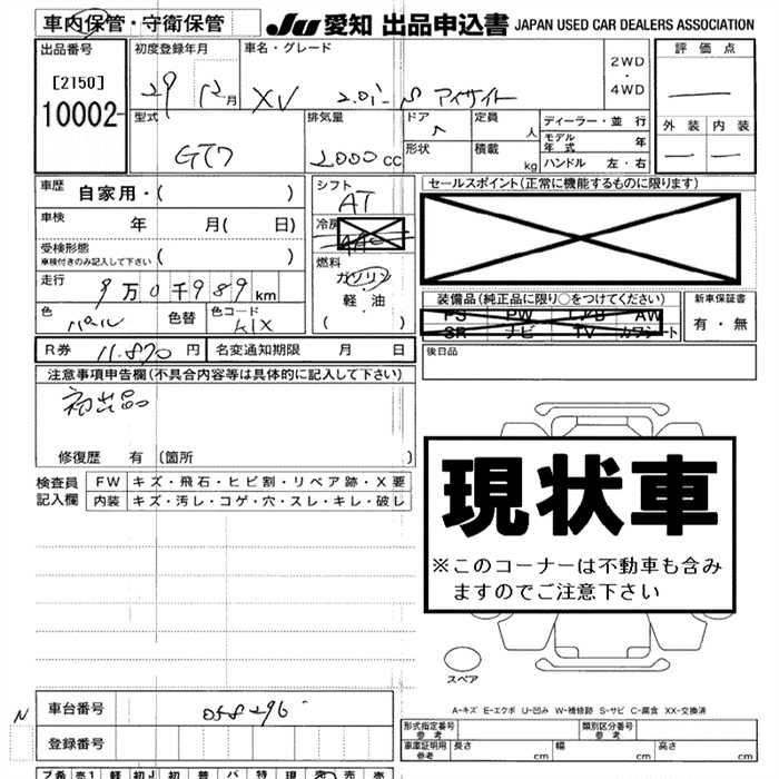 SUBARU XV