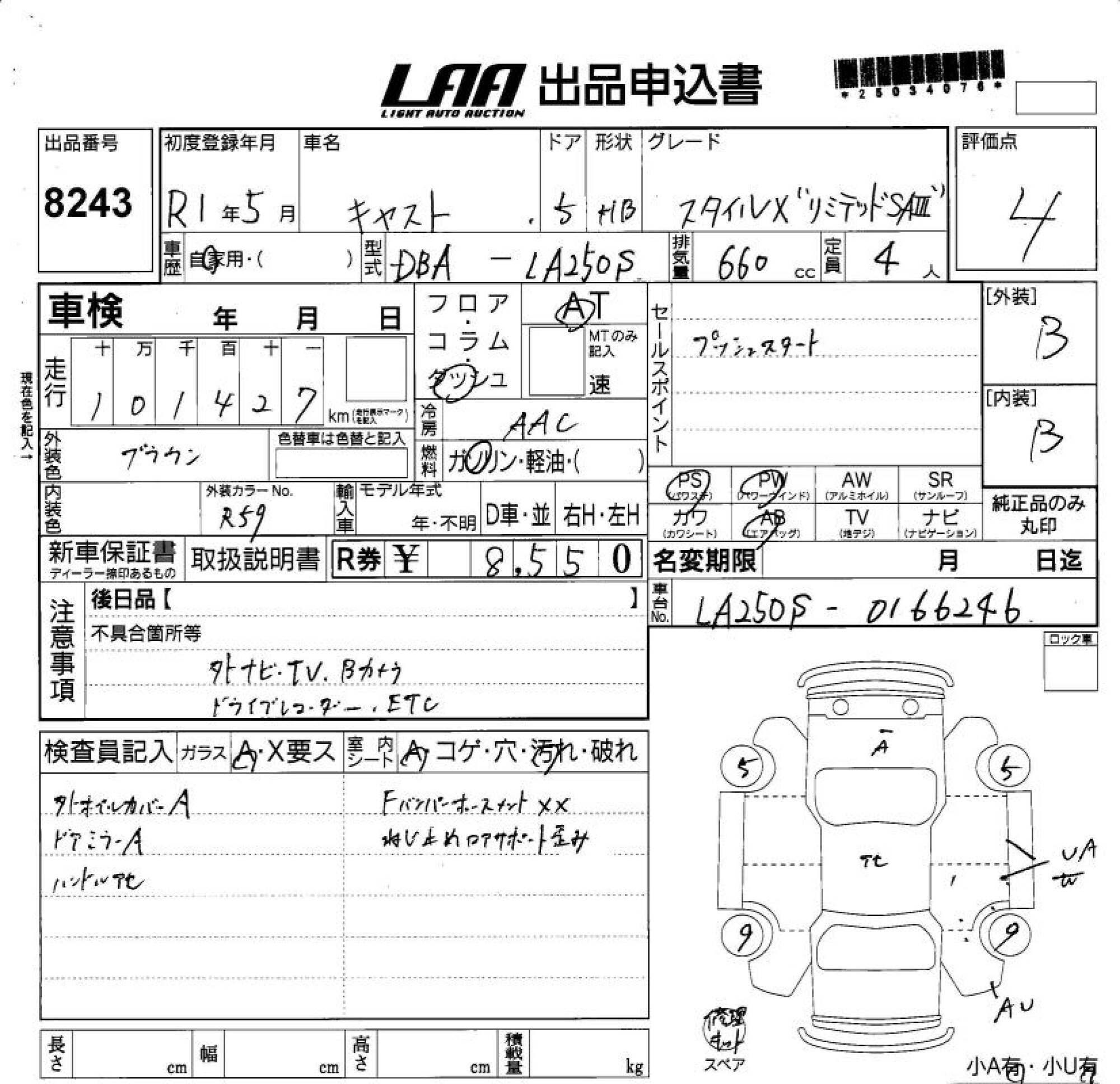 DAIHATSU CAST