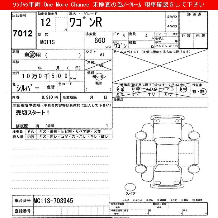 SUZUKI WAGON R