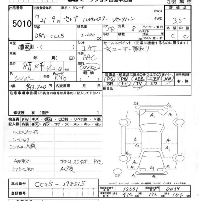 NISSAN SERENA