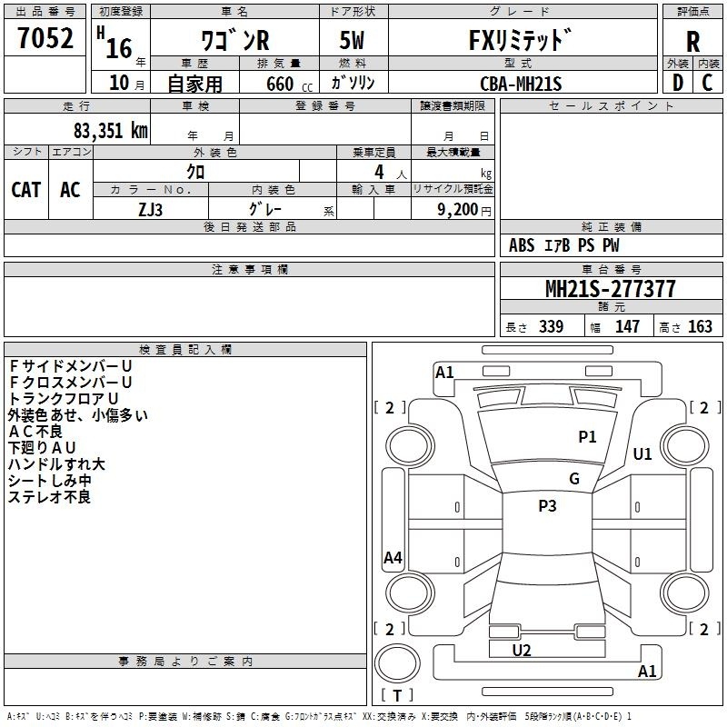 SUZUKI WAGON R
