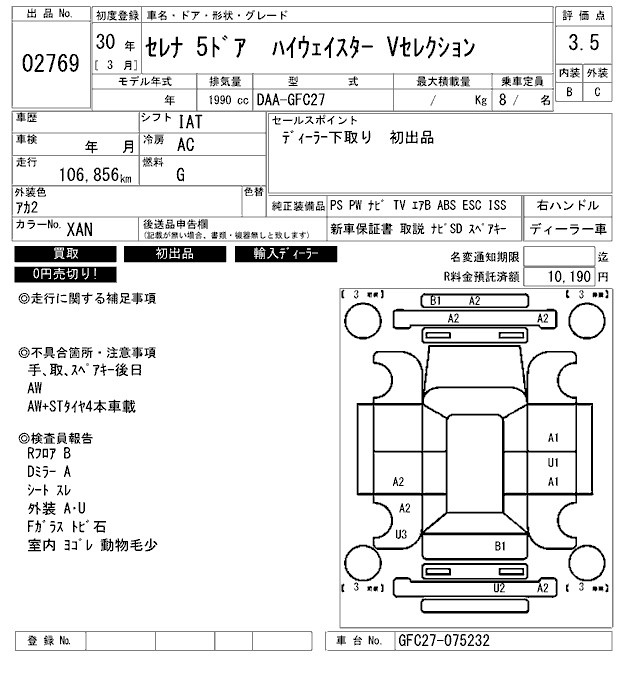 NISSAN SERENA
