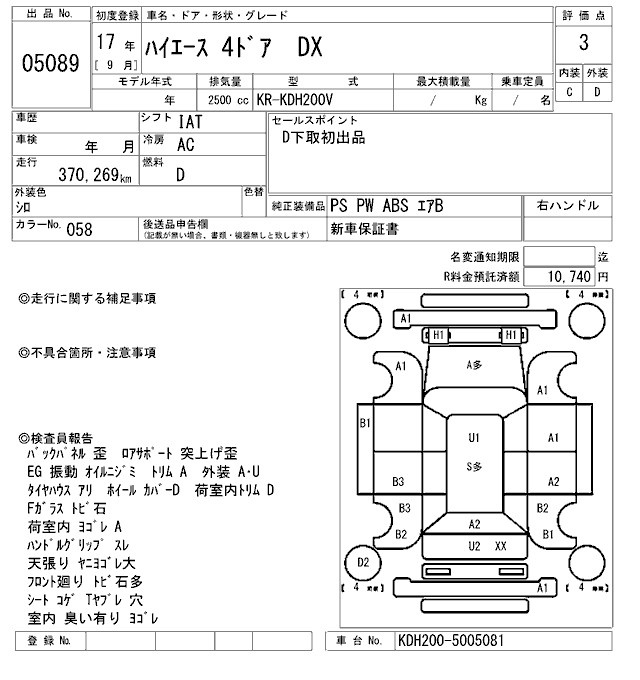 TOYOTA REGIUS ACE