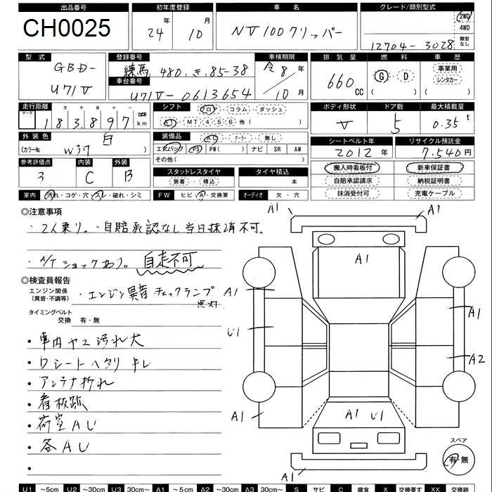 NISSAN NV100 CLIPPER