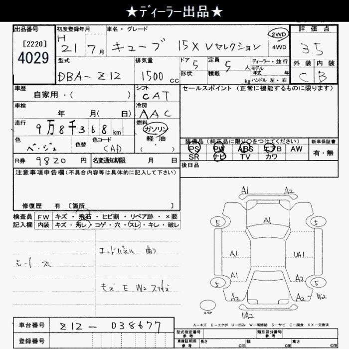 NISSAN CUBE