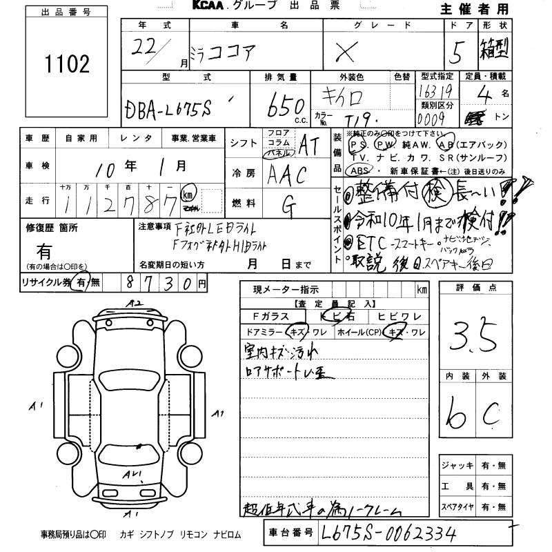DAIHATSU MIRA COCOA