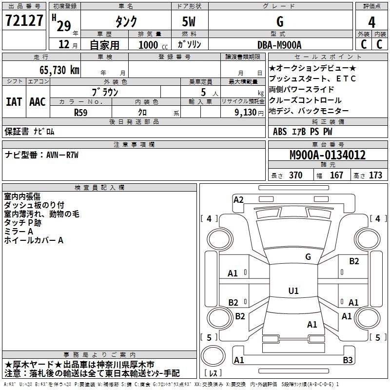 TOYOTA TANK