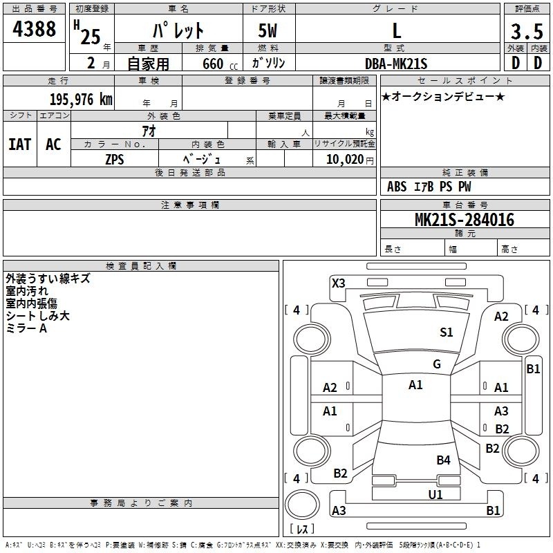 SUZUKI PALETTE