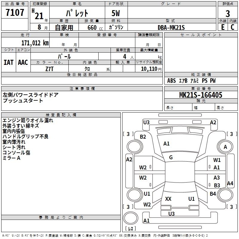 SUZUKI PALETTE