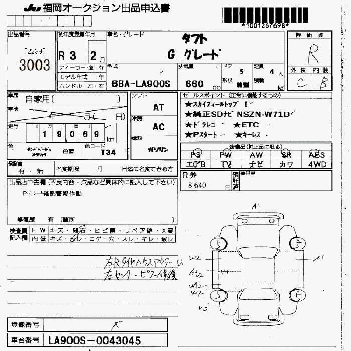 DAIHATSU TAFT