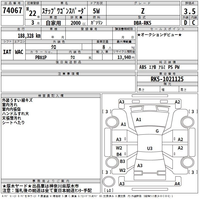 HONDA STEPWGN