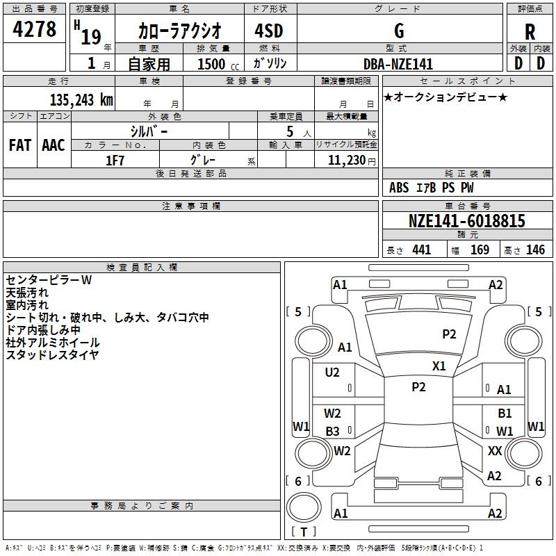 TOYOTA COROLLA AXIO