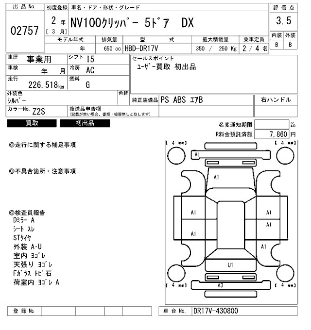 NISSAN NV100 CLIPPER