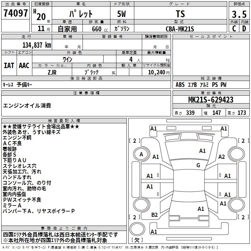 SUZUKI PALETTE