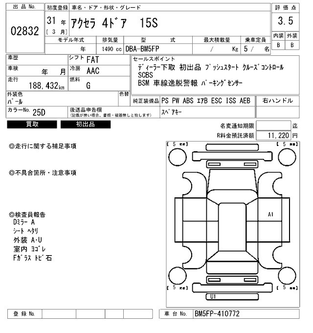 MAZDA AXELA