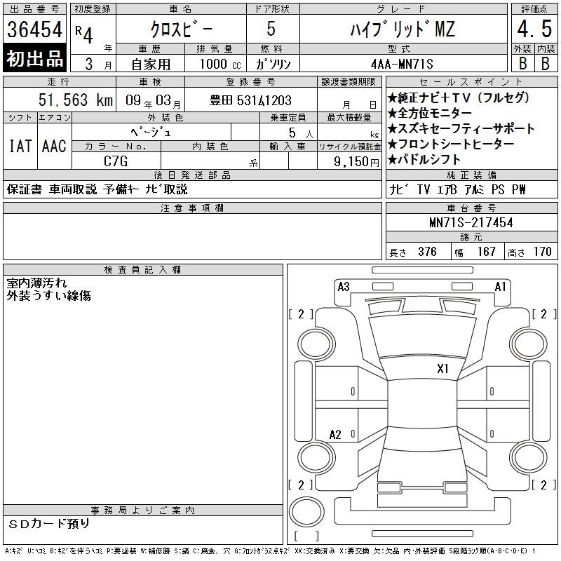 SUZUKI XBEE