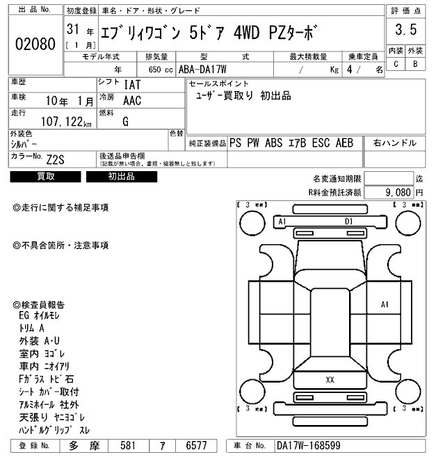 SUZUKI EVERY