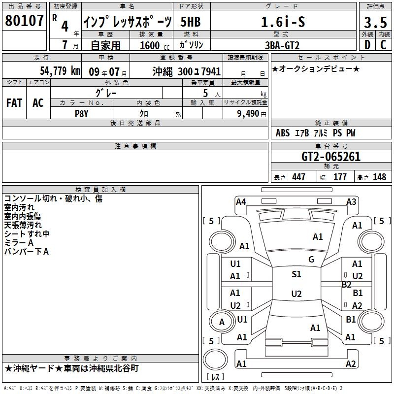 SUBARU IMPREZA