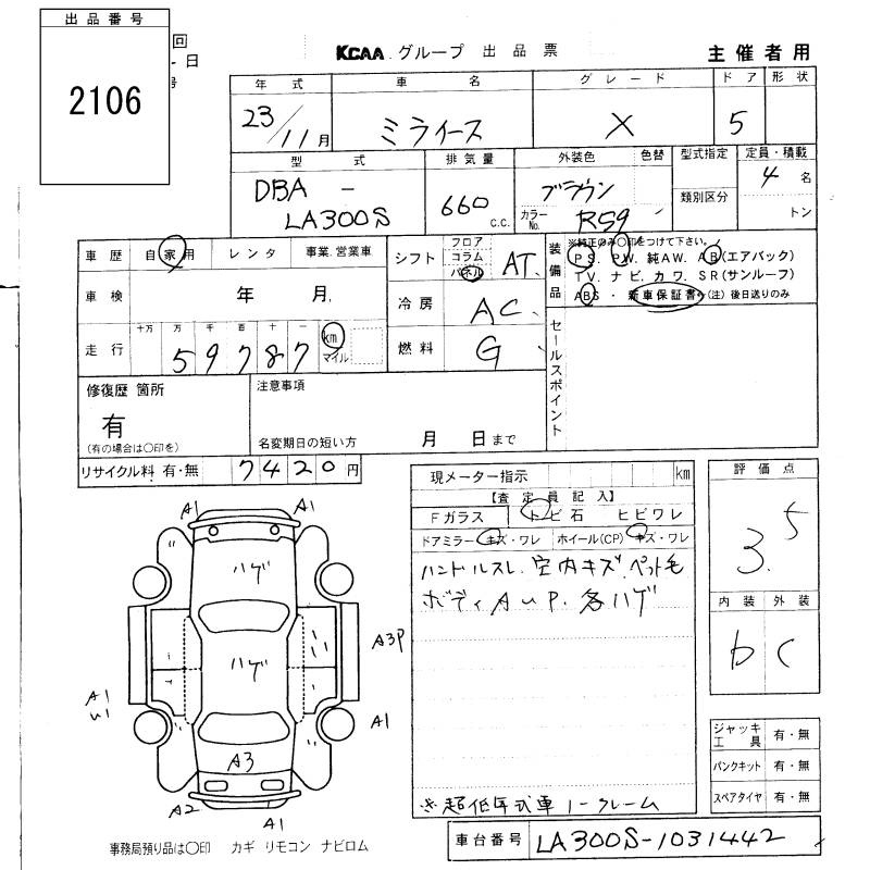 DAIHATSU MIRA E:S