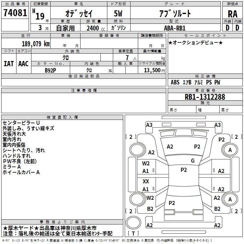 HONDA ODYSSEY