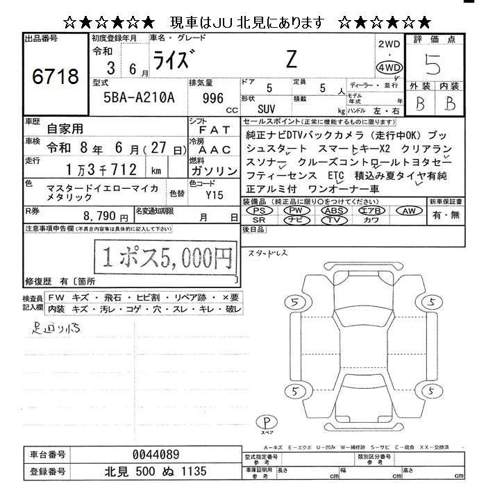 TOYOTA RAIZE
