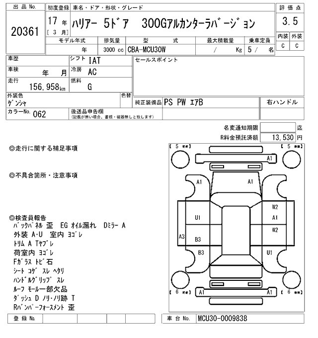 TOYOTA HARRIER