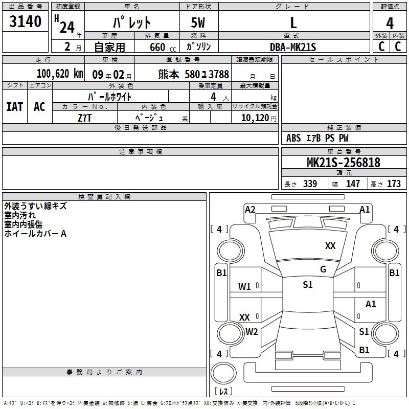SUZUKI PALETTE