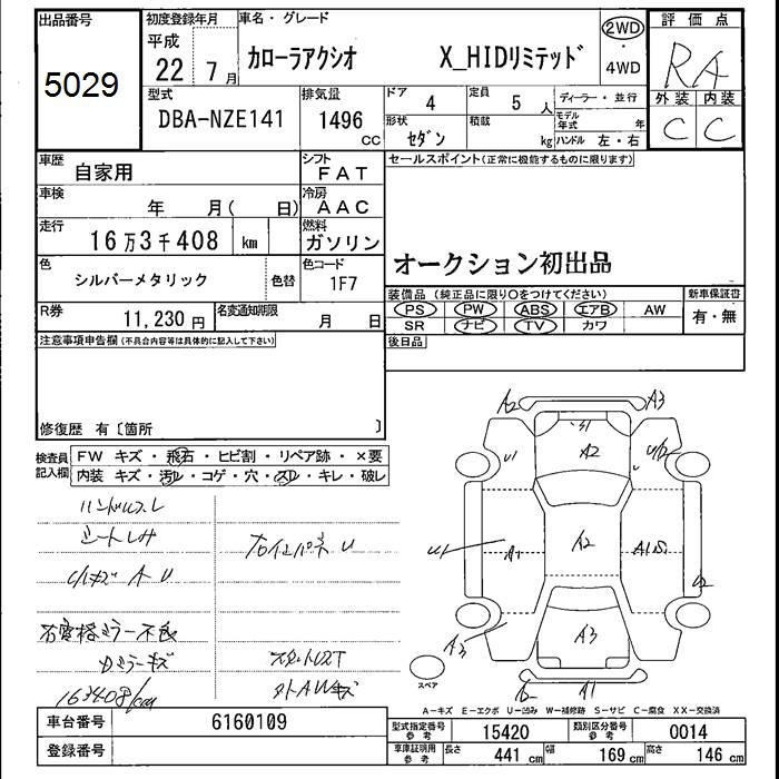 TOYOTA COROLLA AXIO