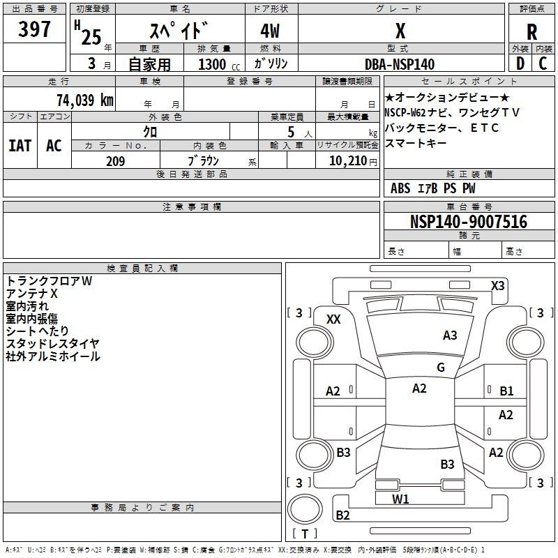 TOYOTA SPADE