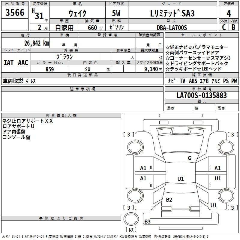 DAIHATSU WAKE