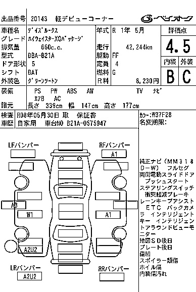NISSAN DAYZ ROOX
