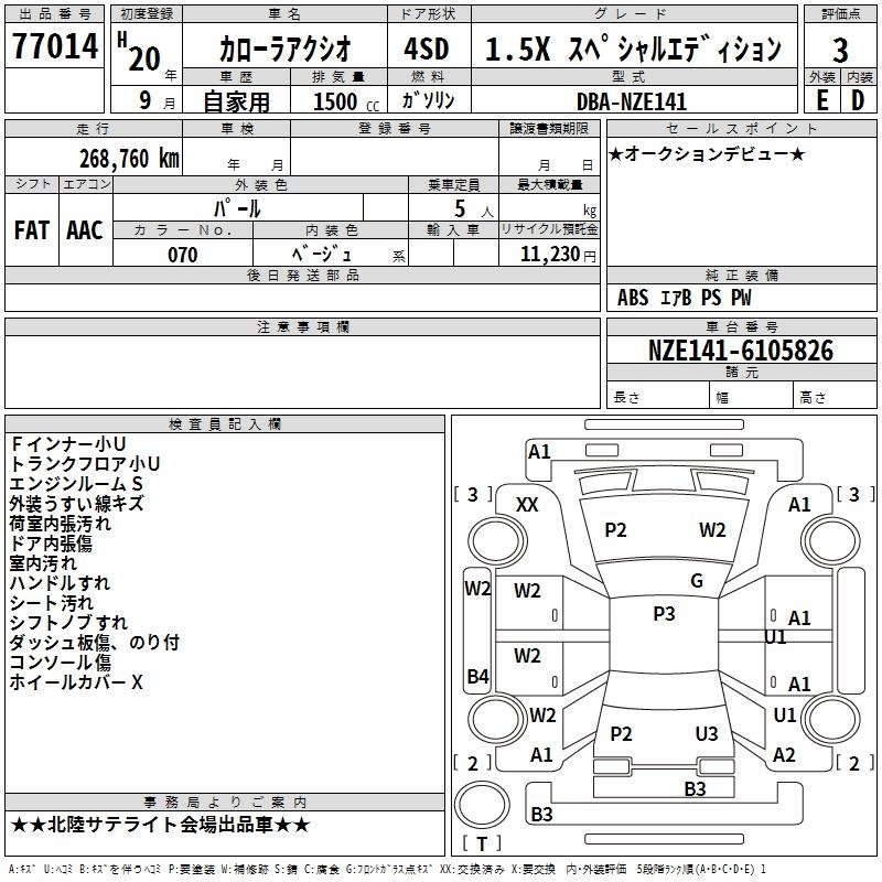 TOYOTA COROLLA AXIO