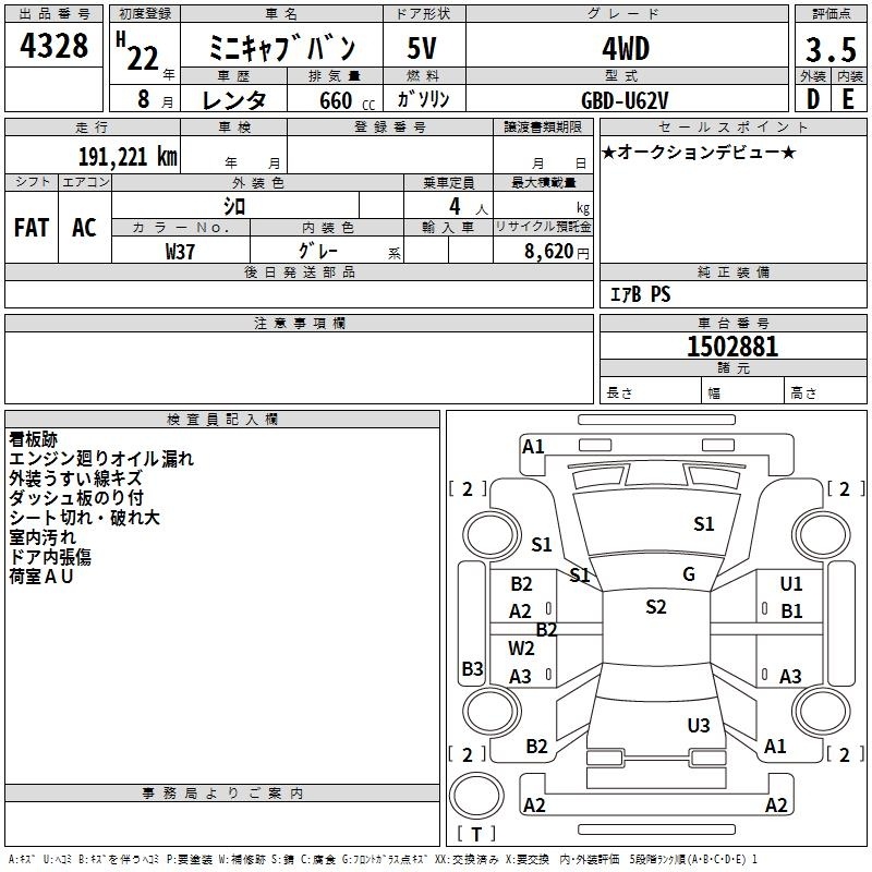 MITSUBISHI MINICAB