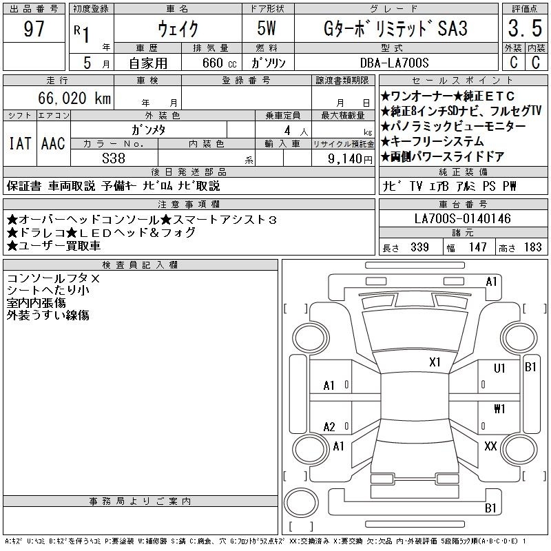 DAIHATSU WAKE