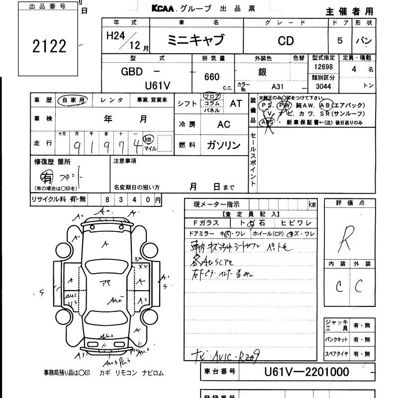 MITSUBISHI MINICAB